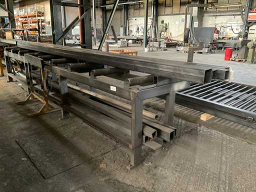 Roller conveyor including Stanhl mixed lot