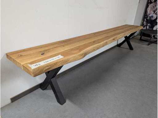 Side table Oak 260 x 40 x 45cm