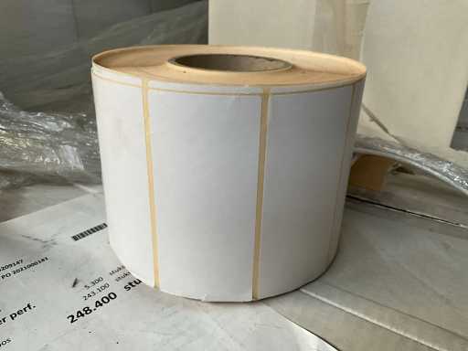 Étiquettes SIDAPLAX 129x60mm (114400x)