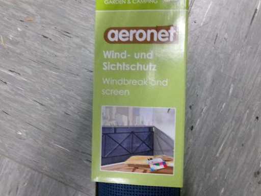 Wind- en privacybescherming, ca. 90x500 cm, blauw (MR) (4x)