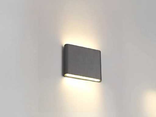  6W LED Wandlamp duo licht waterdicht (6x)