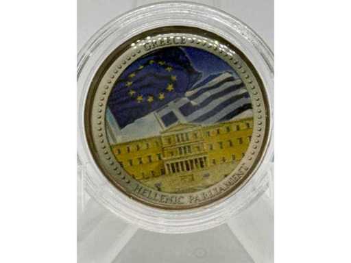 Colorisé 2 euros – Parlement hellénique – Grèce