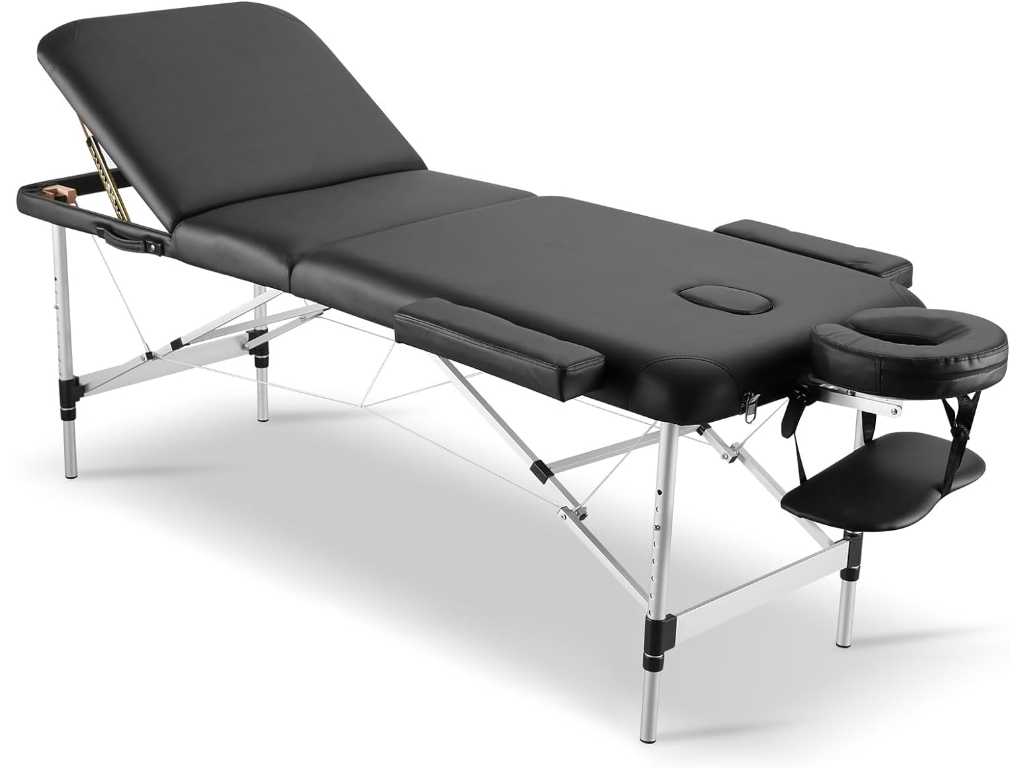 Table de Massage Portable 3 Section 70 x 200 cm