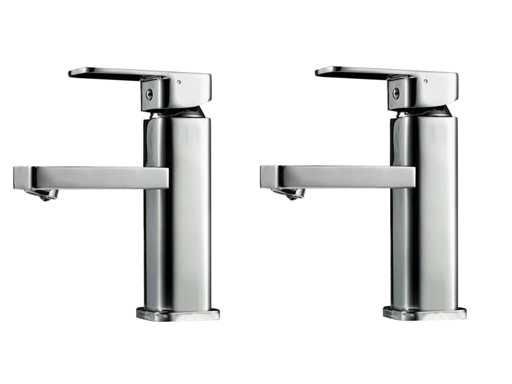 2x Mawialux wastafelkraan - chroom
