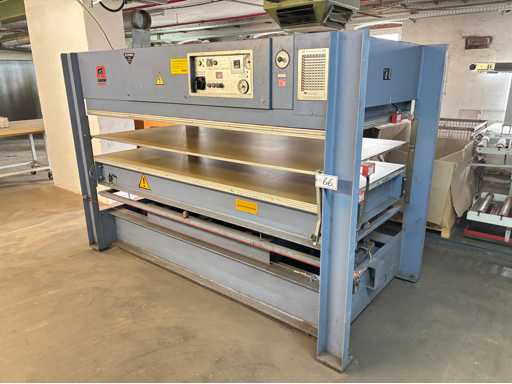 OTT JU 2513 Presse à placage 2 étages anodisé or