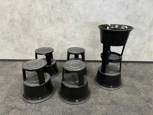 6x Overtoom - scaun mobil - metal