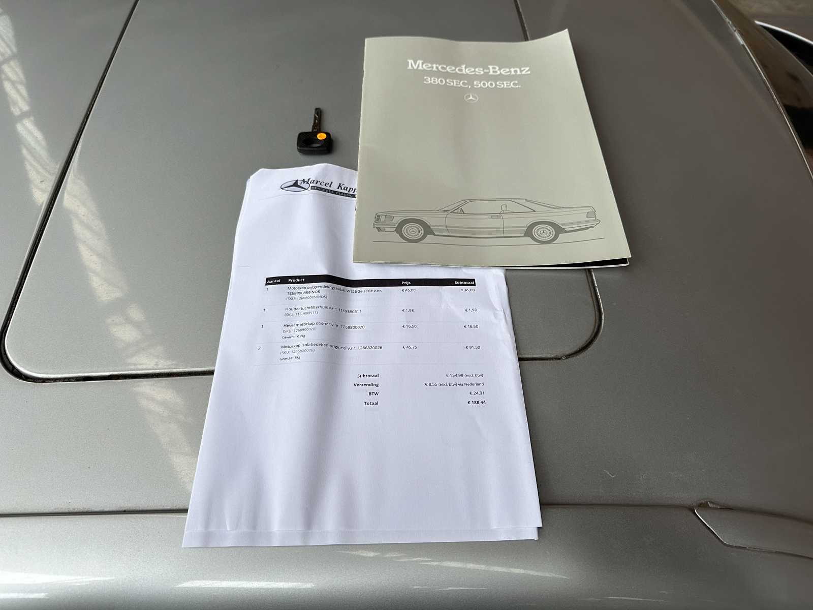 Mercedes-Benz 500 SEC 5.0 V8 245pk 1985 W126