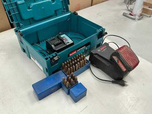 Bosch and MAKITA Battery and Charger (2x)