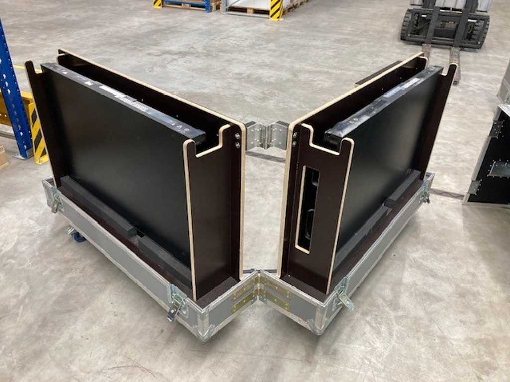 Monitors with Casetec - Transport Case / Monitor Case (2x)
