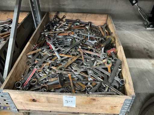 Série de clés ouvertes et à anneaux