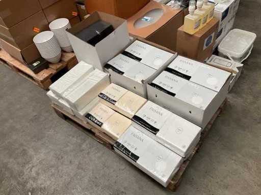 Lotto di vari tovaglioli di carta