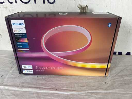 Philips Hue Gradient lightstrip base 2 m - Blanc et Ambiance couleur - Bluetooth