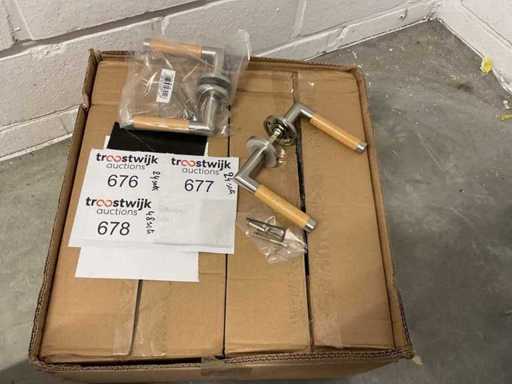 24-fache Türgriffe; Holzgriff