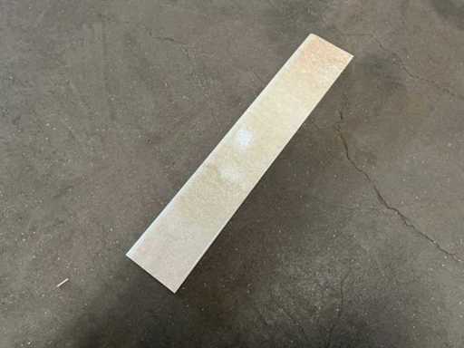 Bastone di Baldocer. Battiscopa in travertino invertita (pallet 8x)