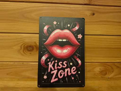 Metalen reclamebord 30x20cm