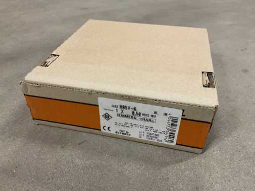 Lapp-Kabel H05V-K 1x0,50 Box mit 100m Installationsdraht (4x)