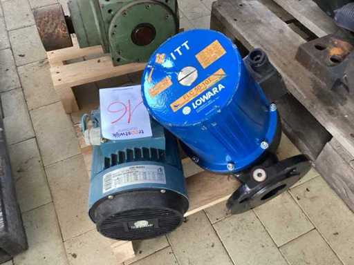 Electric motor and pump