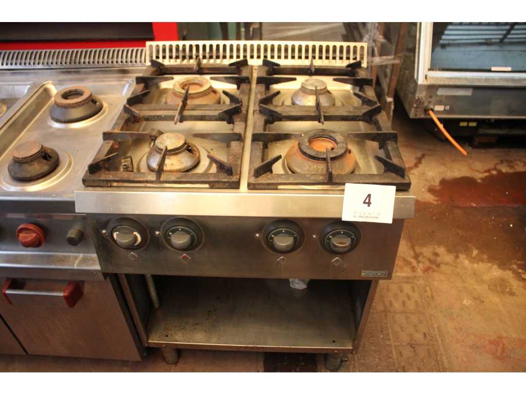 4-pitsgasfornuis DEXION