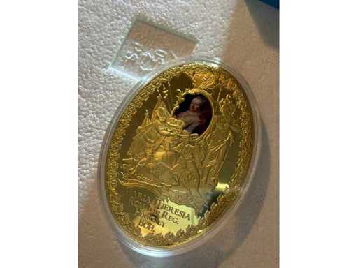 Österreichs Monarchinnen Gedenkmünze Oval Maria Theresia