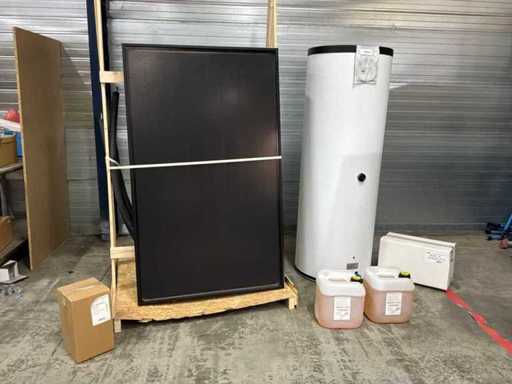 Scaldabagno solare verticale+ collettore