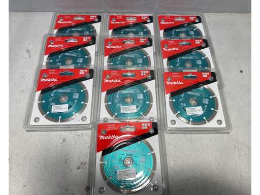 (10x) Makita Diamant Scheibe 125x22,23x1,8mm