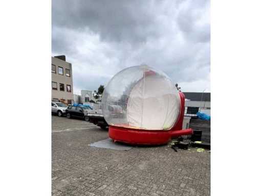 Glob de zăpadă roșu - 3,2m