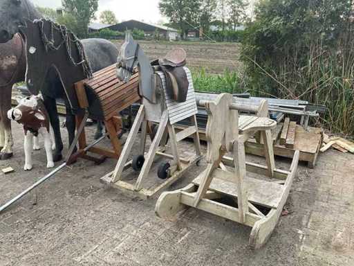 Decoratiemateriaal paard  (3x)
