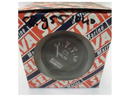 Indicatore di livello della batteria motore Selva Marine Black 10 - 16V - 58,9551040