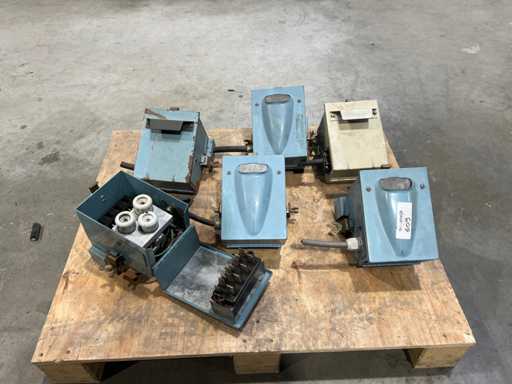 Interruptores de fusibles industriales / portafusibles (cajas de fusibles NH) (6x)