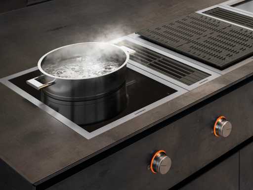 Gaggenau Vario Flex Inductie kookplaat domino element met ingebouwde knoppen