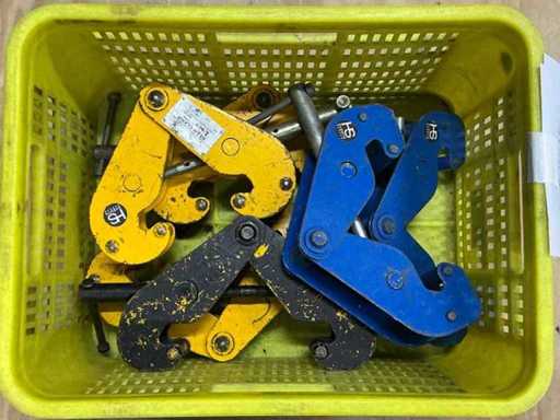 Pince à poutre en T 1t 7-22cm (6x)