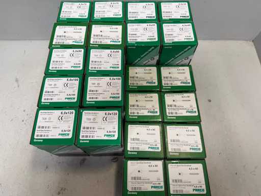 Viti per legno 5800 pezzi varie misure