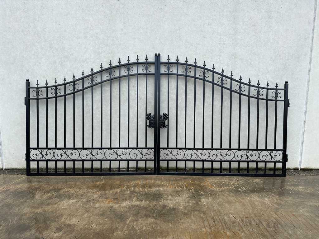 16ft poarta de proiectare simplă - gard de grădină