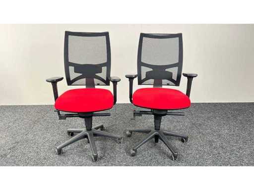 SITLAND - Chaise de bureau (2x)