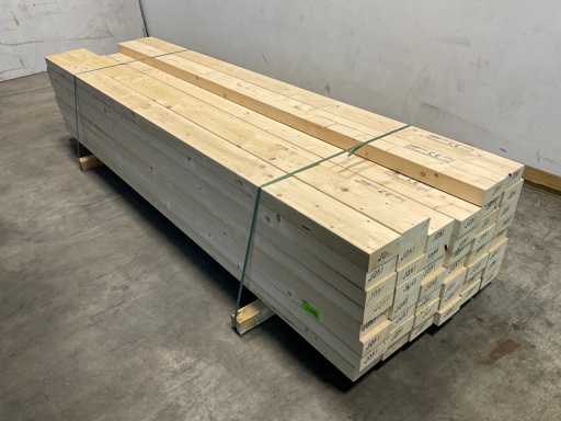 Vuren balk geschaafd 300x14,5x7 cm (35x)