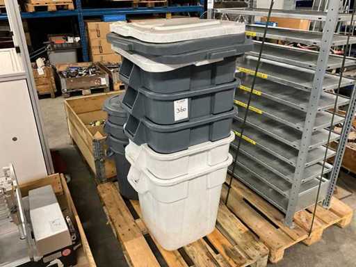 Coșuri de gunoi și coșuri de gunoi (9x)