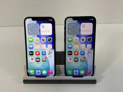 Apple iPhone 12 - 64 GB - Black (2x)