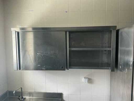 Étagères en inox (2x)