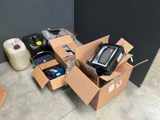 Série de divers composants électriques