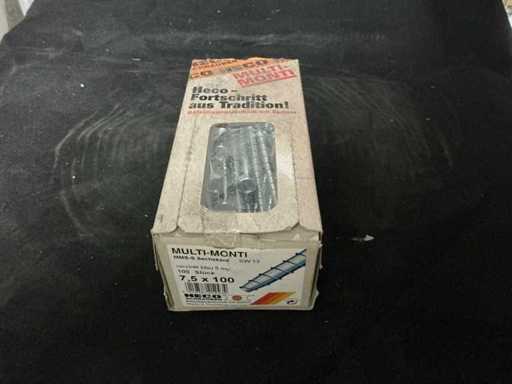 Schraubenanker (7,5x100 mm, 100 Stück) (6x)