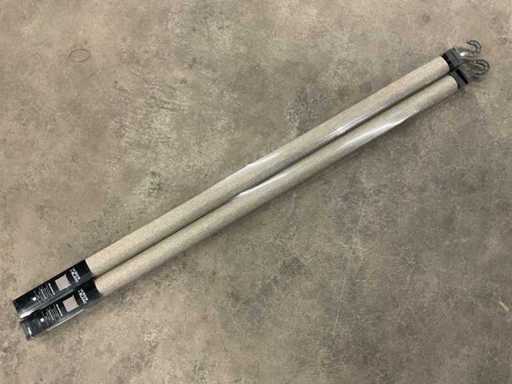 Le Noir & Blanc Blackout 120x190cm Persiana a Rotelle (2x)