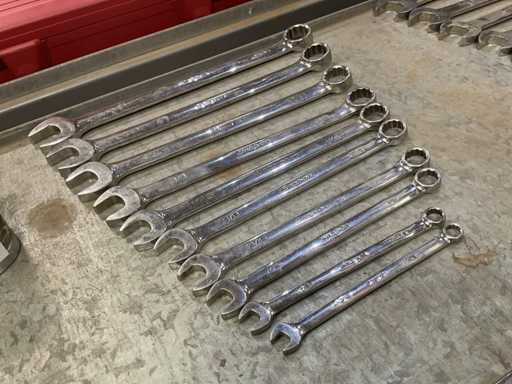 Snap-on Steekringsleutel set (10x)