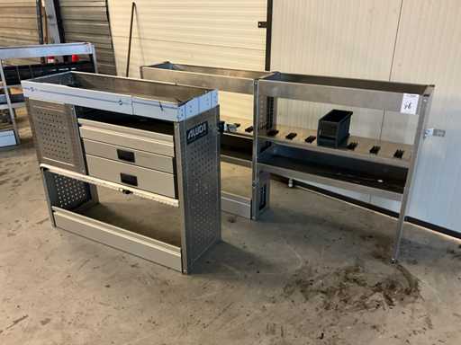 Aluca Van racking (2x)