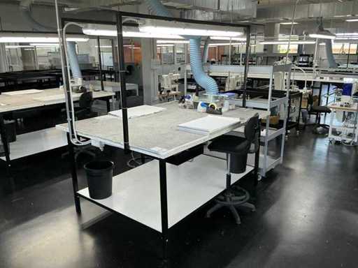 Stoffen werkbank