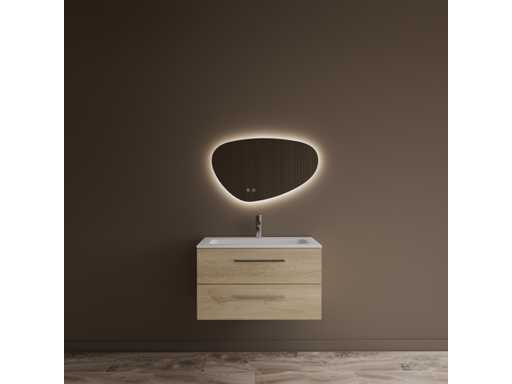Gliss Design Mobile Base 80 cm Zeus Rovere Naturale Set