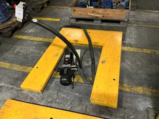 Levage hydraulique de palette