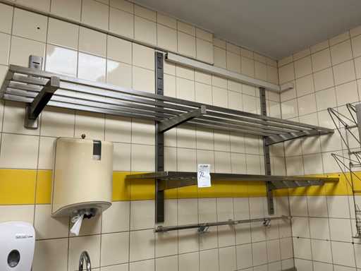 Roestvaststalen schap