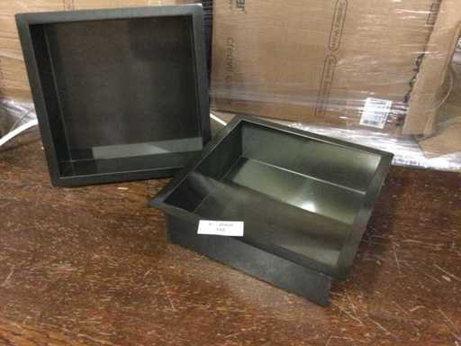 Wbudowana nisza na prysznic/toaletę 30x30 cm (2x)