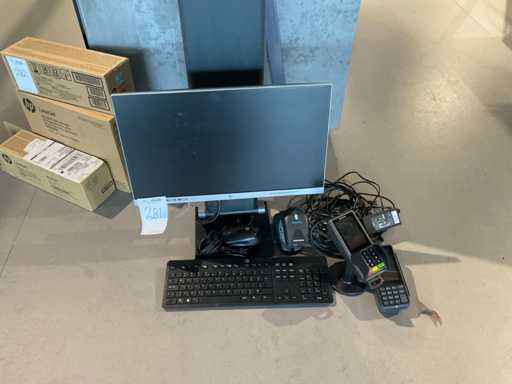 Monitor HP e223 con bancomat