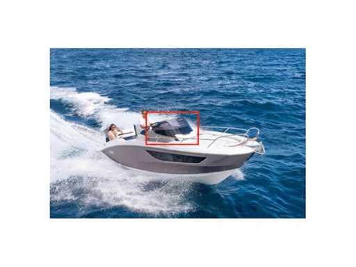 Sessa Marine Key Largo 24 windscreen + stainless steel frame